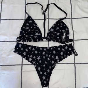 Stars Bralette and Panty Set